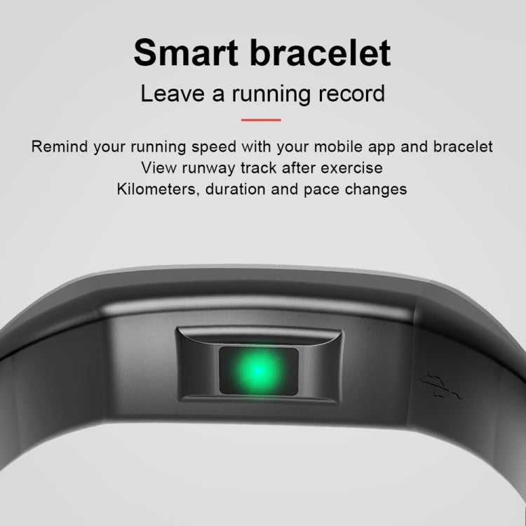 CK17S 0.96 inches IPS Screen Smart Bracelet IP67 Waterproof, Support Call Reminder / Heart Rate Monitoring / Blood Pressure Monitoring / Sleep Monitoring (Purple) Eurekaonline