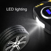 Car 12V Portable Inflatable Cylinder Pedal Digital Display Air Pump with Light & Tool Box Eurekaonline