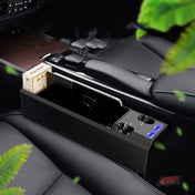 Car Seat Storage Box With Cable Car USB Charger, Style:2-wire Eurekaonline
