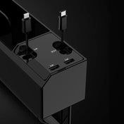 Car Seat Storage Box With Cable Car USB Charger, Style:2-wire + Storage Box Eurekaonline