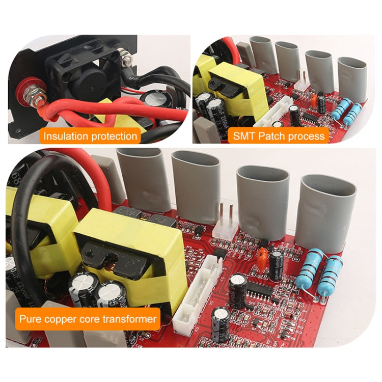 Carmaer 12V to 220V 3000W Intelligent Fan Car Double Digital Display Inverter Household Power Converter Eurekaonline