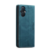 CaseMe 013 Multifunctional Horizontal Flip Leather Phone Case For OPPO Reno7 Z Global/Reno7 Lite Global/Reno8 Lite Global/F21 Pro 5G Global/Reno8 Z Global(Blue) Eurekaonline