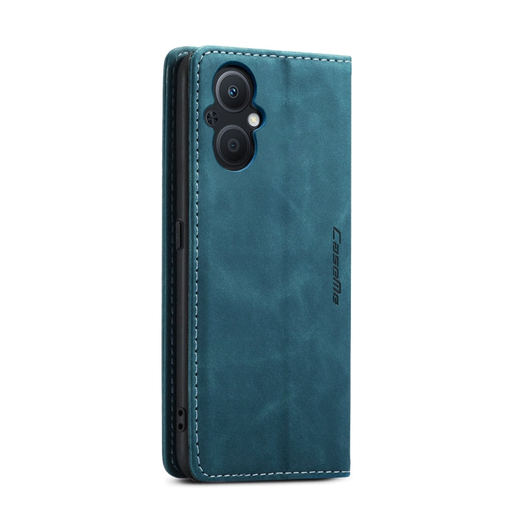 CaseMe 013 Multifunctional Horizontal Flip Leather Phone Case For OPPO Reno7 Z Global/Reno7 Lite Global/Reno8 Lite Global/F21 Pro 5G Global/Reno8 Z Global(Blue) Eurekaonline