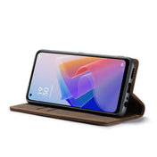 CaseMe 013 Multifunctional Horizontal Flip Leather Phone Case For OPPO Reno7 Z Global/Reno7 Lite Global/Reno8 Lite Global/F21 Pro 5G Global/Reno8 Z Global(Coffee) Eurekaonline