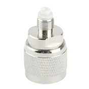 Coaxial RF FME Female to N Male Adaptor(Silver) Eurekaonline