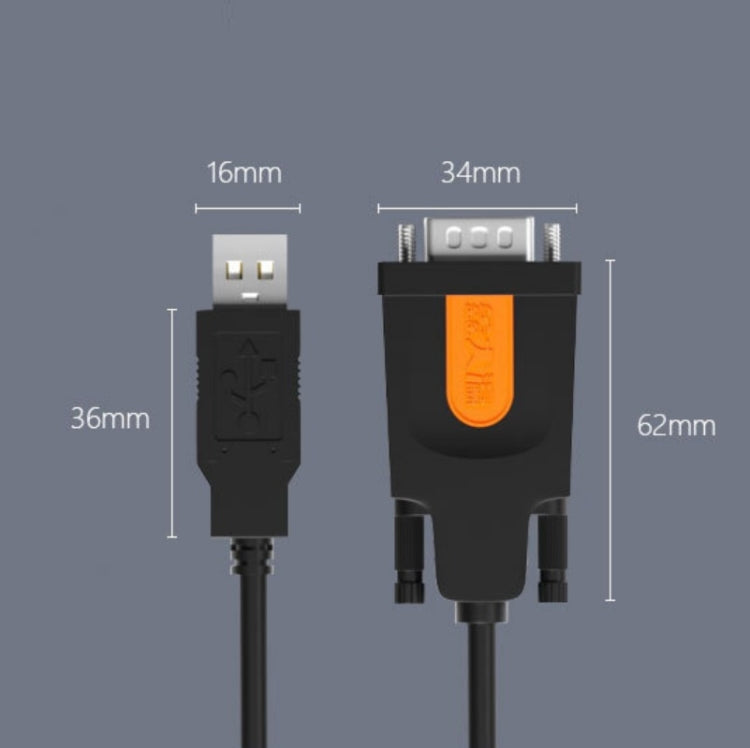 D.Y.TECH USB to DB9 RS232COM Serial Cable, Specification： PL2303 1.5m Eurekaonline