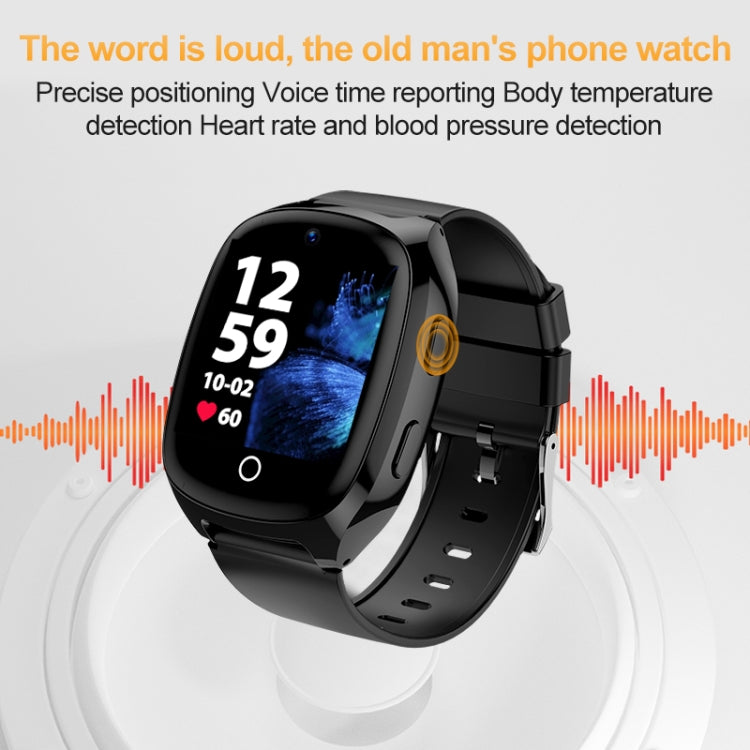 D300 1.54 inch IPS Screen Smart Watch, Support Tracking and Positioning & 4G Video Call(Black) Eurekaonline