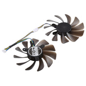 DC 12V 4 Pin VGA Graphics Card Cooling Fan for Zotac Geforce GTX 1080 Ti GTX 1080Ti AMP Edition, Diameter: 95mm, Pairs Eurekaonline