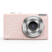 DC402 2.4 inch 44MP 16X Zoom 2.7K Full HD Digital Camera Children Card Camera, UK Plug (Pink) Eurekaonline