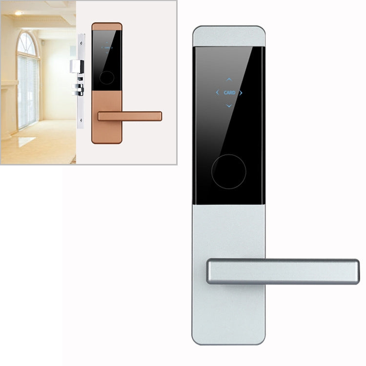 DPY-5634 Hotel IC Magnetic Card Induction Lock Electronic Door Lock(Silver) Eurekaonline