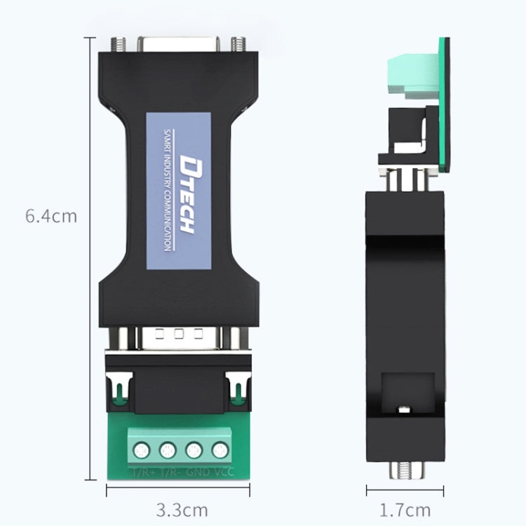 DTECH DT-9000 Passive Bidirectional RS232 To RS485 Serial Communication Protocol Module Converter Eurekaonline