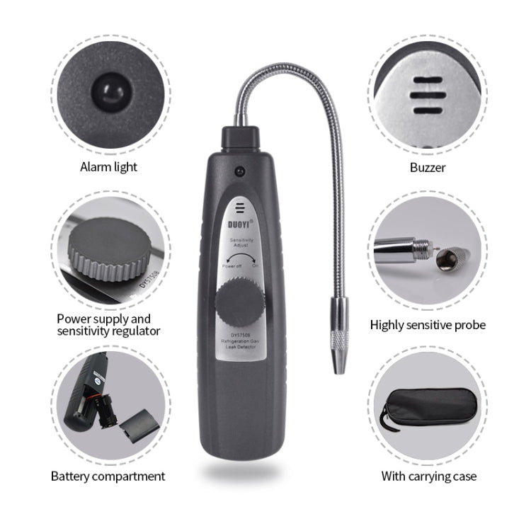 DUOYI DY5750B Car Air Conditioner Leak Detector Eurekaonline