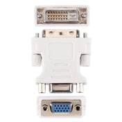 DVI 24+1 Pin Male to VGA 15Pin Female Adapter(White) Eurekaonline
