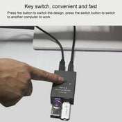 DY-B046 2 In 4 Out USB 2.0 Sharing Switch USB Flash Printer Adapter Eurekaonline