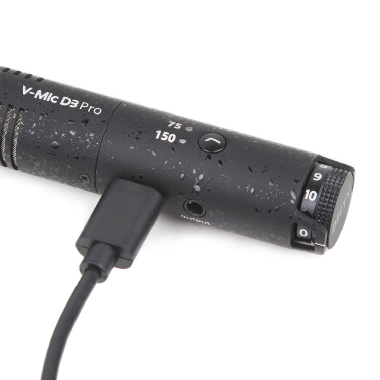 Deity V-Mic D3 Pro Directional Condenser Shotgun Microphone with Shock Mount (Black) Eurekaonline