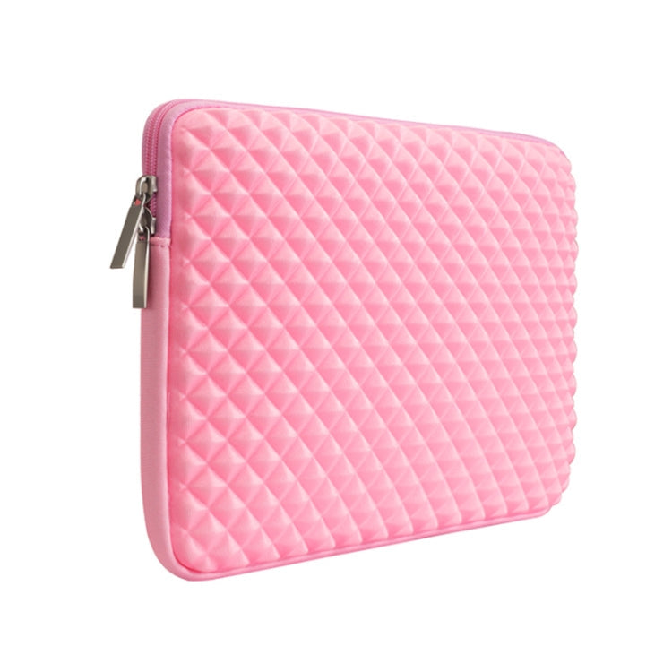 Diamond Texture Laptop Liner Bag, Size: 13.3 inch (Pink) Eurekaonline