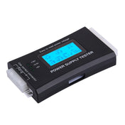 Digital LCD Display PC Computer 20/24 Pin Power Supply Tester Checker Power Measuring Diagnostic Tester Tool(Black) Eurekaonline