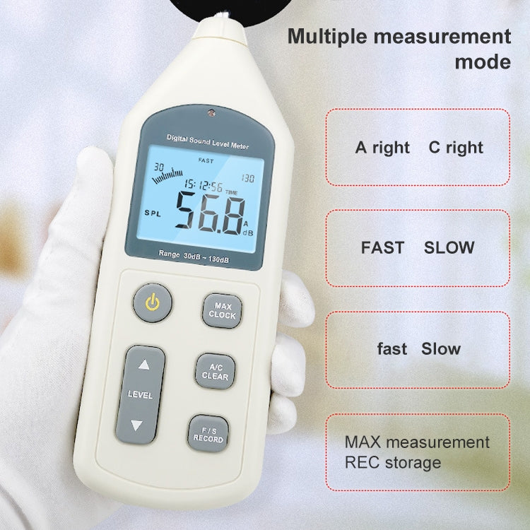 Digital Sound Level Meter (Range: 30dB~130dB) Eurekaonline