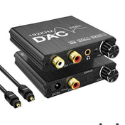 Digital To Analog Audio Converter Stereo Extractor DAC Amplifier Optical SPDIF 192Khz 24Bit Eurekaonline