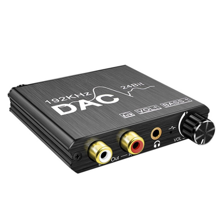 Digital To Analog Audio Converter Stereo Extractor DAC Amplifier Optical SPDIF 192Khz 24Bit Eurekaonline
