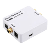 Digital to Analog Audio Converter / Mini Audio Decoder, Size: 72 x 55 x 20mm(White) Eurekaonline