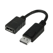 Display Port Male to Display Port Female Cable, Length: 18cm Eurekaonline