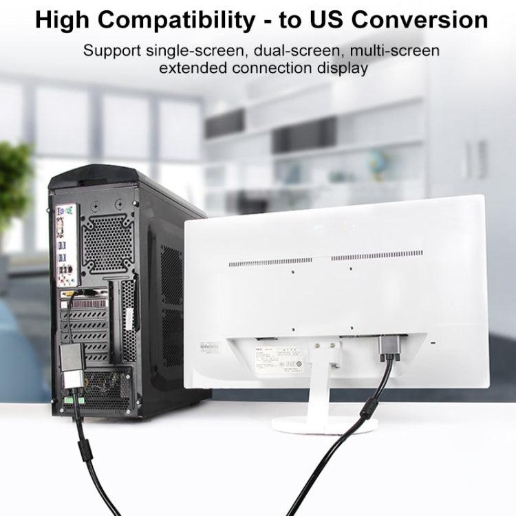 DisplayPort Male to DVI 24+5 Female Adapter, Cable Length: 12cm(Black) Eurekaonline