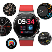 E300 1.32 Inch Screen TPU Watch Strap Smart Health Watch Supports Body Temperature Monitoring, ECG monitoring blood pressure(Black) Eurekaonline