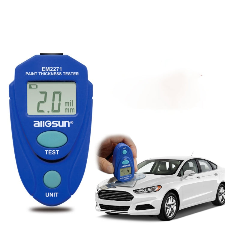 EM2271 Mini Digital Display Car Paint Coating Thickness Gauge Tester Eurekaonline