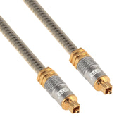 EMK YL-A 5m OD8.0mm Gold Plated Metal Head Toslink Male to Male Digital Optical Audio Cable Eurekaonline