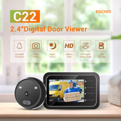 ESCAM C22 2.4 inch Screen Digital Door Viewer, Support Night Vision, TF Card, Take Photos and Video Eurekaonline