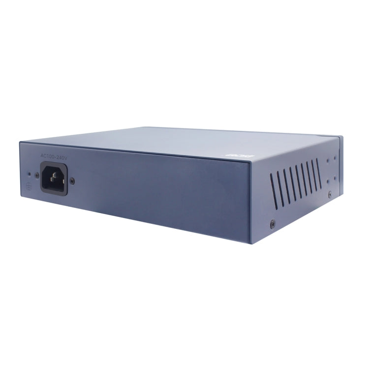 ESCAM POE 4+2 6-Port Fast Ethernet Switch 4-Port POE 10/100M 120W Network Switch, Transmission Distance: 150m(Black) Eurekaonline
