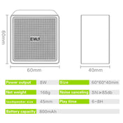 EWA A105 High Hidelity Bluetooth Speaker, Small Size High  Power Bass, TWS Bluetooth Technology Support TF(Rose Gold) Eurekaonline