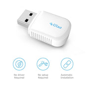EZCast EZC-5200BS 600Mbps Dual Band WiFi + Bluetooth USB 2.0 Wireless Adapter (White) Eurekaonline