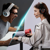 Edifier HECATE G4 Gaming Headeadphone Desktop Computer Listening Discrimination 7.1-channel Headset, Cable Length: 2.5m(Black Red) Eurekaonline