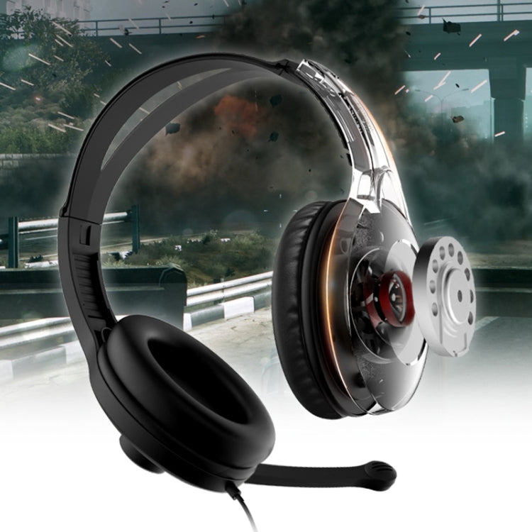 Edifier K800 Desktop Computer Gaming Headset with Microphone, Cable Length: 2m, Style:Single Hole Eurekaonline