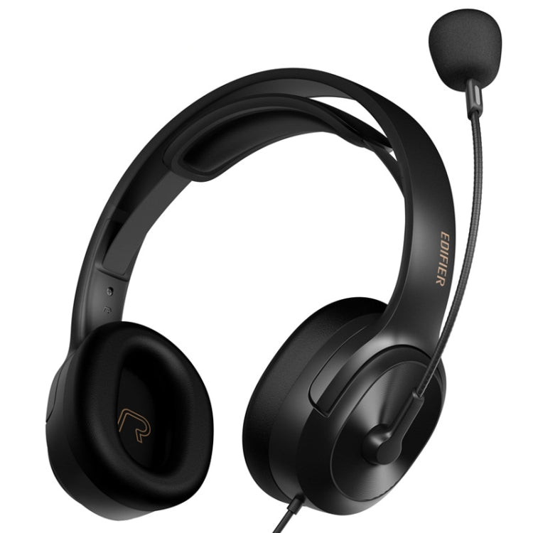 Edifier USB K5000 Mock Exam Headset Online Class Education Oral Training Headset, Cable Length: 2.8m(Black) Eurekaonline