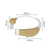 Elderly Use Can Charge Sound Amplifier Hearing Aid, Specification: EU Plug(Blue Double Machine+White Charging Bin) Eurekaonline