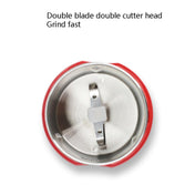Electric Small Grinder Household Seasoning Miscellaneous Grains Chinese Medicine Coffee Grinder 220V UK Plug (White) Eurekaonline