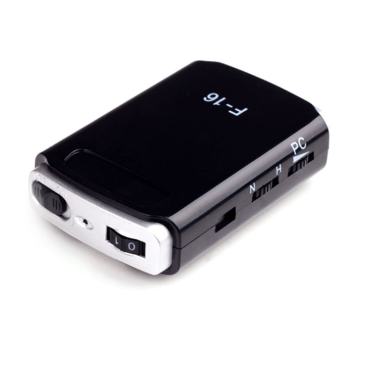 F-16 Pocket High Power Wired Box Mini Hearing Aid Sound Amplifier Receiver(Black) Eurekaonline