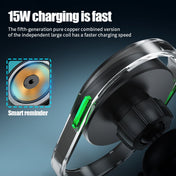F9199 15W Magnetic Car Wireless Charger Phone Bracket(Black) Eurekaonline