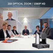 FEELWORLD NDI20X Simultaneous 20X Optical Zoom Live Streaming PTZ Camera, EU and US Plug Eurekaonline