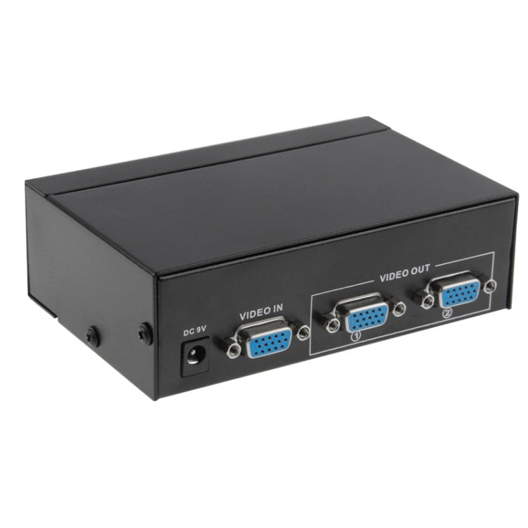 FJ-2502A 2 Port VGA Video Splitter High Resolution 1920 x 1440 Support 250MHz Video Bandwidth Eurekaonline