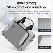 For 15 inch Laptop Portable Shockproof Bag(Grey) Eurekaonline