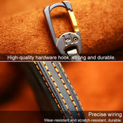 For Cadillac New Style Car Cowhide Leather Key Protective Cover Key Case (Brown) Eurekaonline