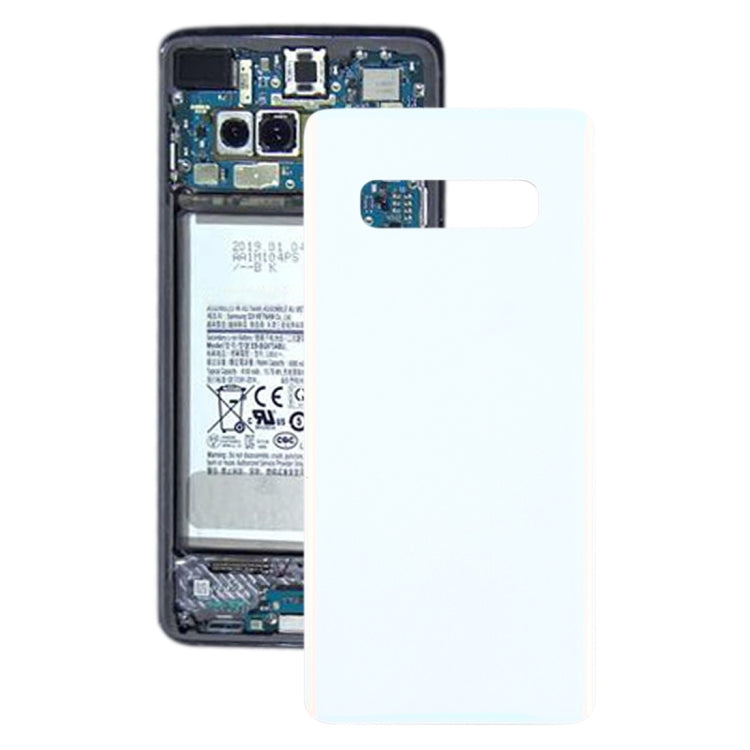 For Galaxy S10+ Battery Back Cover (White) Eurekaonline