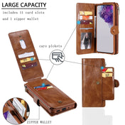 For Galaxy S20 Ultra Multifunctional Retro Detachable Magnetic Horizontal Flip Leather Case with Card Slots & Holder & Wallet & Photo Frame(Brown) Eurekaonline