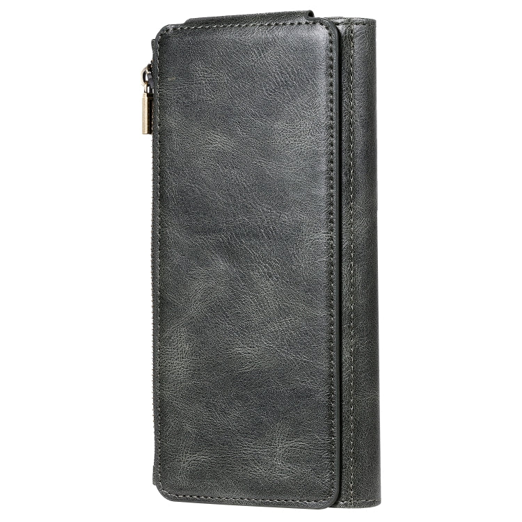 For Galaxy S20 Ultra Multifunctional Retro Detachable Magnetic Horizontal Flip Leather Case with Card Slots & Holder & Wallet & Photo Frame(Dark Grey) Eurekaonline