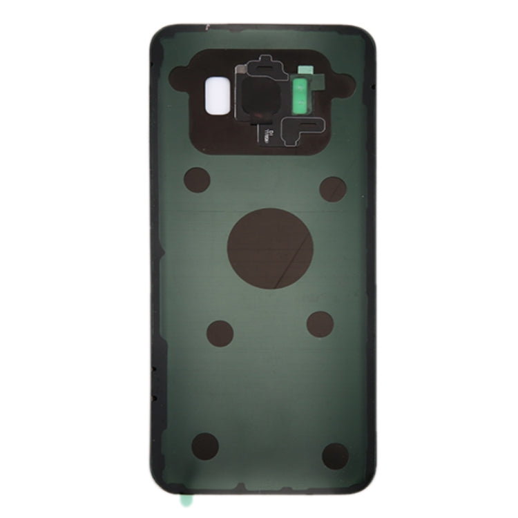 For Galaxy S8+ / G955 Battery Back Cover with Camera Lens Cover & Adhesive (Black) Eurekaonline