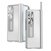 For Hauwei Mate X2 Aluminum Alloy Double Hinge Shockproof Phone Protective Case(Silver) Eurekaonline